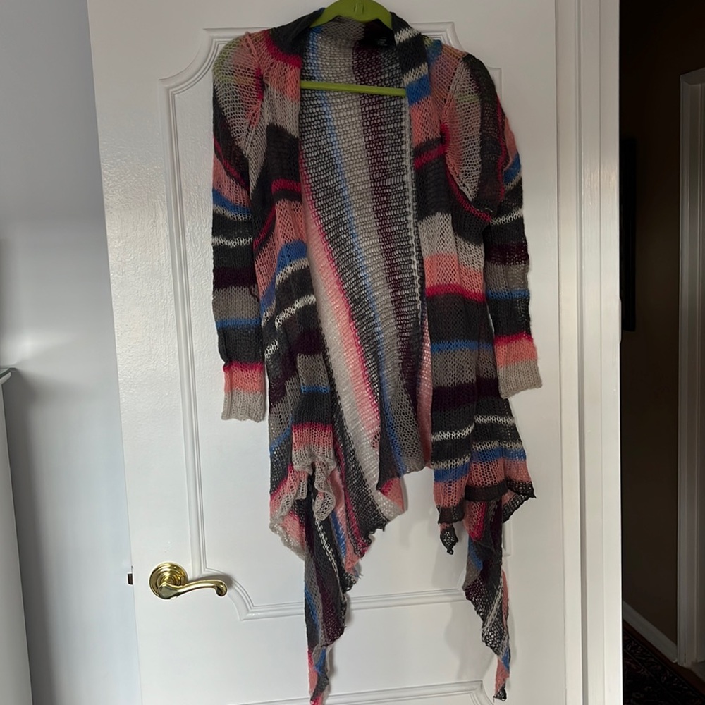 Colorful Cardigan knit sweater